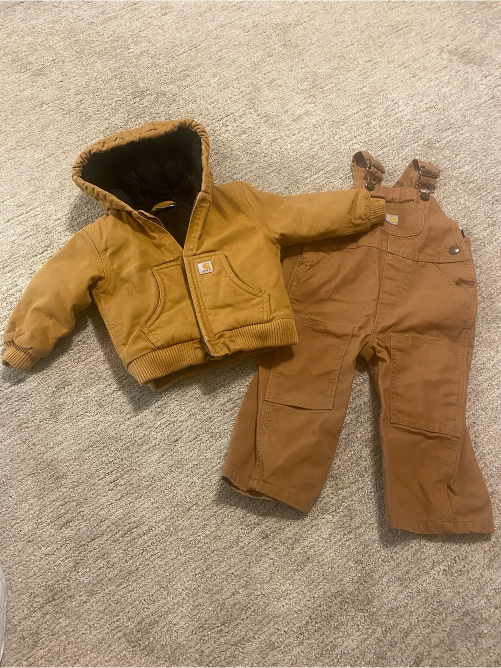 Carharrt overall and coat